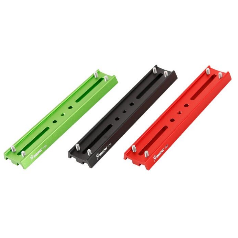 Agnicy 4 Screws Positioning Dovetail Plate 210mm Equatorial Instrument Holding Clamp Quick Installation Board Red Black Green