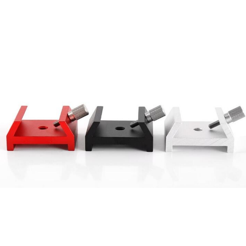 Agnicy Finder Mirror Base Dovetail Slot Tailgate Telescope Accessory Black & White & Red