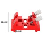 Agnicy Widening Bridge Cross Starfinder Base Dovetail Slot 39x54mm Astronomical Telescope Accessories Red & Black Color