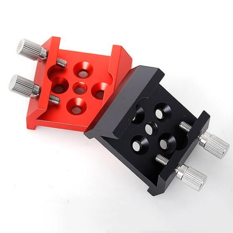 Agnicy Grooved Starfinder Base Dovetail Groove Plate 1/4 Thread Modified Metal Astronomical Telescope Accessories