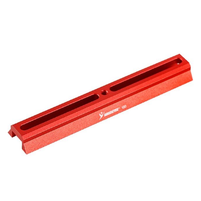 Agnicy 180mm Star Guide Mirror Small Dovetail Plate Dovetail Slot Red & Black Telescope Astronomical Accessory