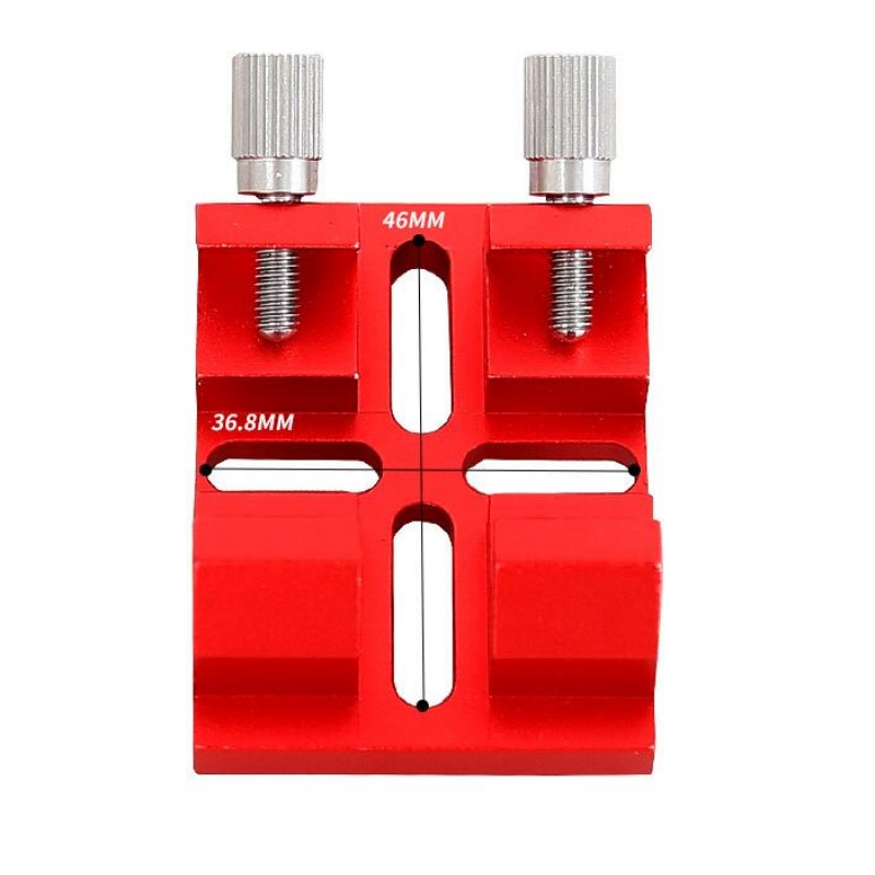 Agnicy Widening Bridge Cross Starfinder Base Dovetail Slot 39x54mm Astronomical Telescope Accessories Red & Black Color