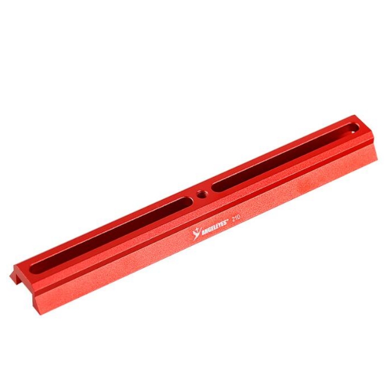 Agnicy 210mm Star Guide Mirror Small Dovetail Plate Dovetail Slot Red & Black Telescope Astronomical Accessory