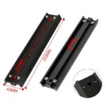Agnicy 210x43mm Dovetail Plate Astronomical Telescope Accessory Connection Plate Orange Black Green for Small Black 8SE
