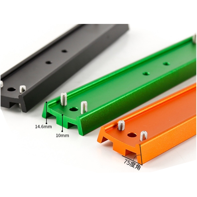 Agnicy 210x43mm Dovetail Plate Astronomical Telescope Accessory Connection Plate Orange Black Green for Small Black 8SE