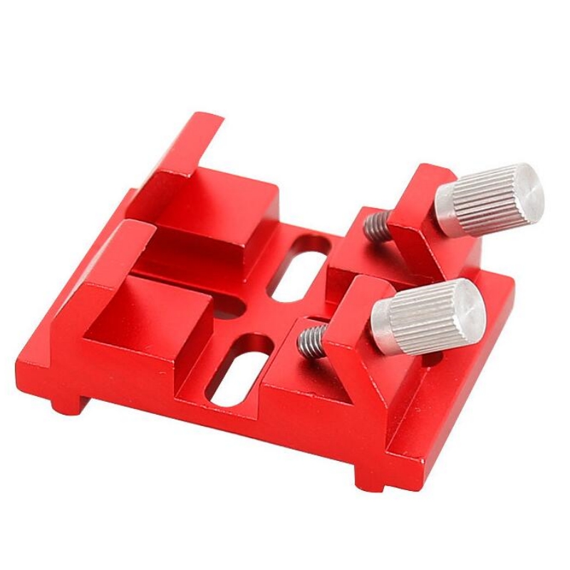 Agnicy Widening Bridge Cross Starfinder Base Dovetail Slot 39x54mm Astronomical Telescope Accessories Red & Black Color