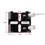 Angeleyes Connecting Cross Finderscope Base Bridge Dovetail Slot Astronomical Telescope Accessories