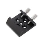 Agnicy Flat Bottomed Starfinder Base Dovetail Groove Plate 1/4 Thread Modified Metal Astronomical Telescope Accessories