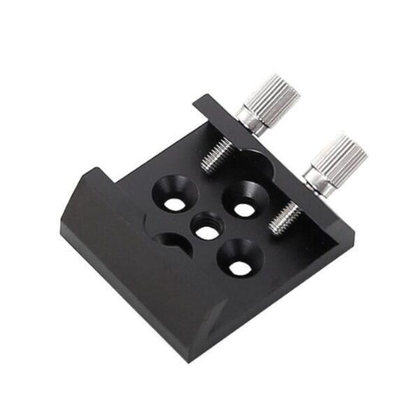Agnicy Flat Bottomed Starfinder Base Dovetail Groove Plate 1/4 Thread Modified Metal Astronomical Telescope Accessories