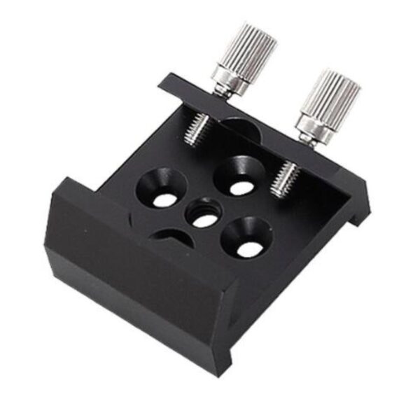 Agnicy Grooved Starfinder Base Dovetail Groove Plate 1/4 Thread Modified Metal Astronomical Telescope Accessories