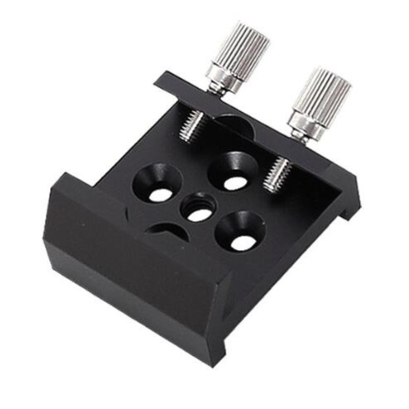 Agnicy Grooved Starfinder Base Dovetail Groove Plate 1/4 Thread Modified Metal Astronomical Telescope Accessories