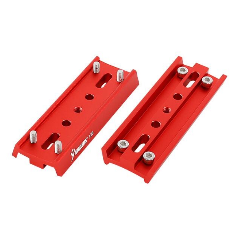 Agnicy 4 Screws Positioning Dovetail Plate 120mm Equatorial Instrument Holding Clamp Quick Installation Board Red Black Green