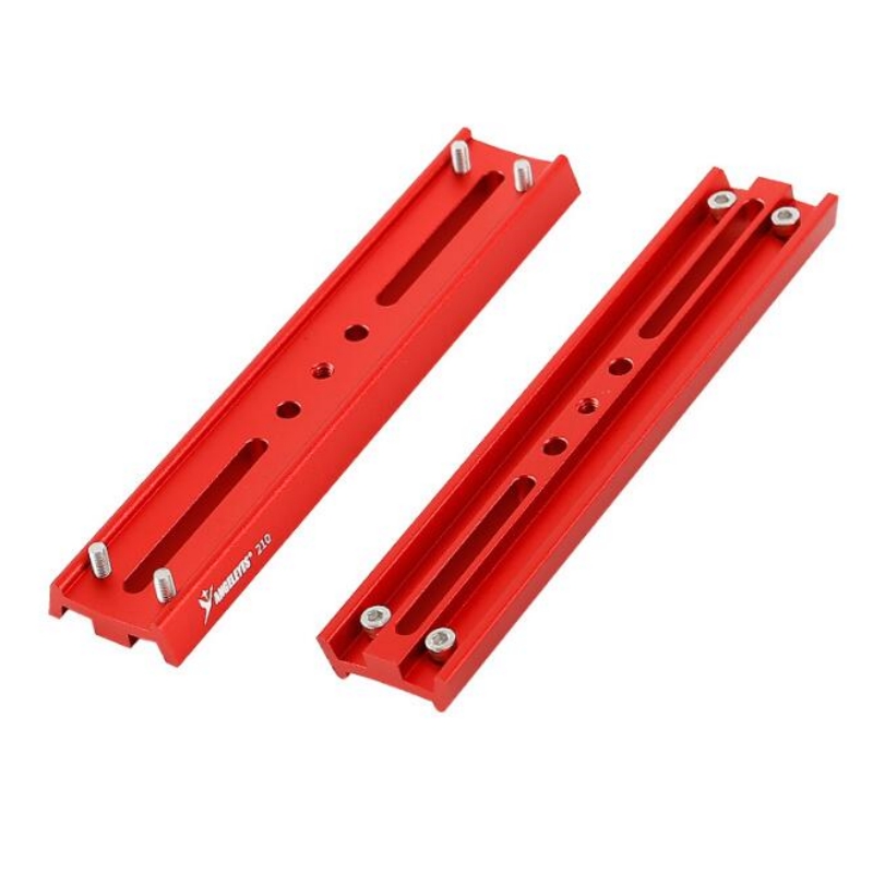 Agnicy 4 Screws Positioning Dovetail Plate 210mm Equatorial Instrument Holding Clamp Quick Installation Board Red Black Green