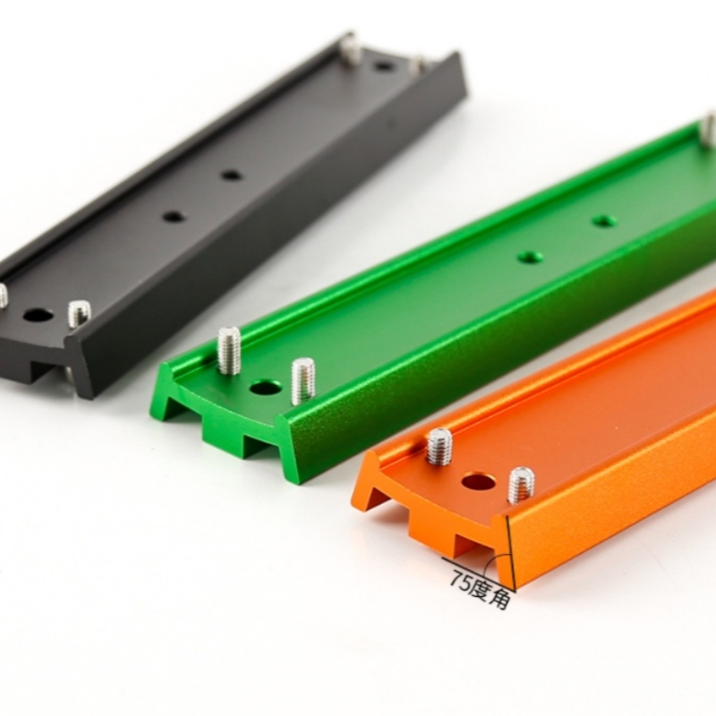 Agnicy 210x43mm Dovetail Plate Astronomical Telescope Accessory Connection Plate Orange Black Green for Small Black 8SE