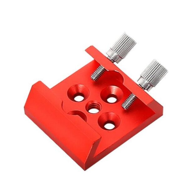 Agnicy Flat Bottomed Starfinder Base Dovetail Groove Plate 1/4 Thread Modified Metal Astronomical Telescope Accessories