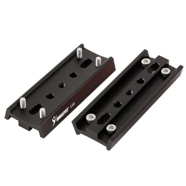 Agnicy 4 Screws Positioning Dovetail Plate 110mm Equatorial Instrument Holding Clamp Quick Installation Board Red Black Green