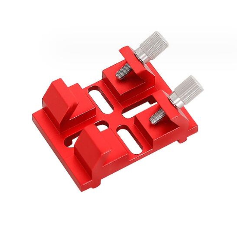 Agnicy Widening Bridge Cross Starfinder Base Dovetail Slot 39x54mm Astronomical Telescope Accessories Red & Black Color