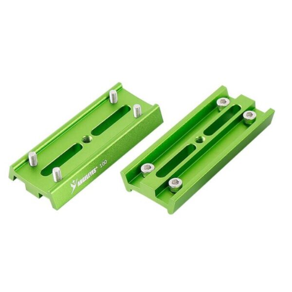 Agnicy 4 Screws Positioning Dovetail Plate 100mm Equatorial Instrument Holding Clamp Quick Installation Board Red Black Green