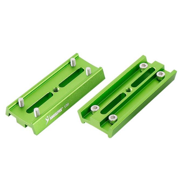 Agnicy 4 Screws Positioning Dovetail Plate 100mm Equatorial Instrument Holding Clamp Quick Installation Board Red Black Green