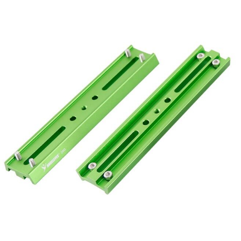 Agnicy 4 Screws Positioning Dovetail Plate 200mm Equatorial Instrument Holding Clamp Quick Installation Board Red Black Green