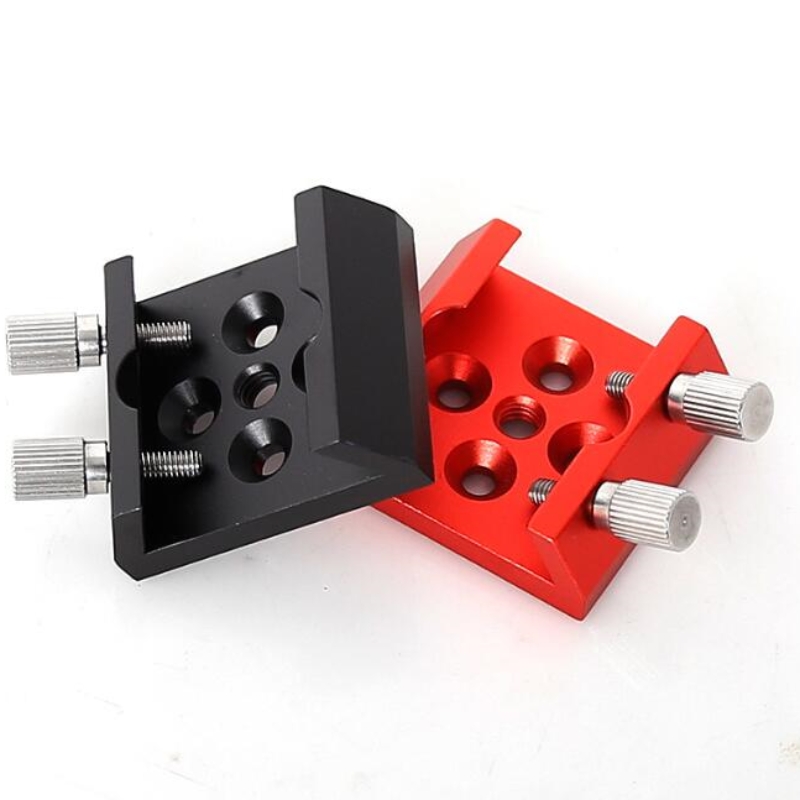 Agnicy Flat Bottomed Starfinder Base Dovetail Groove Plate 1/4 Thread Modified Metal Astronomical Telescope Accessories