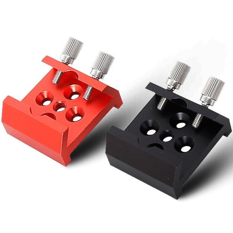 Agnicy Grooved Starfinder Base Dovetail Groove Plate 1/4 Thread Modified Metal Astronomical Telescope Accessories