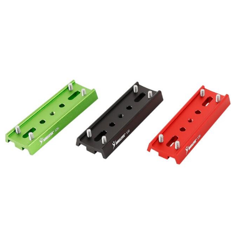 Agnicy 4 Screws Positioning Dovetail Plate 120mm Equatorial Instrument Holding Clamp Quick Installation Board Red Black Green