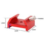 Agnicy Finder Mirror Base Dovetail Slot Tailgate Telescope Accessory Black & White & Red