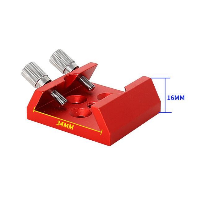 Agnicy Flat Bottomed Starfinder Base Dovetail Groove Plate 1/4 Thread Modified Metal Astronomical Telescope Accessories
