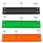 Agnicy 210x43mm Dovetail Plate Astronomical Telescope Accessory Connection Plate Orange Black Green for Small Black 8SE