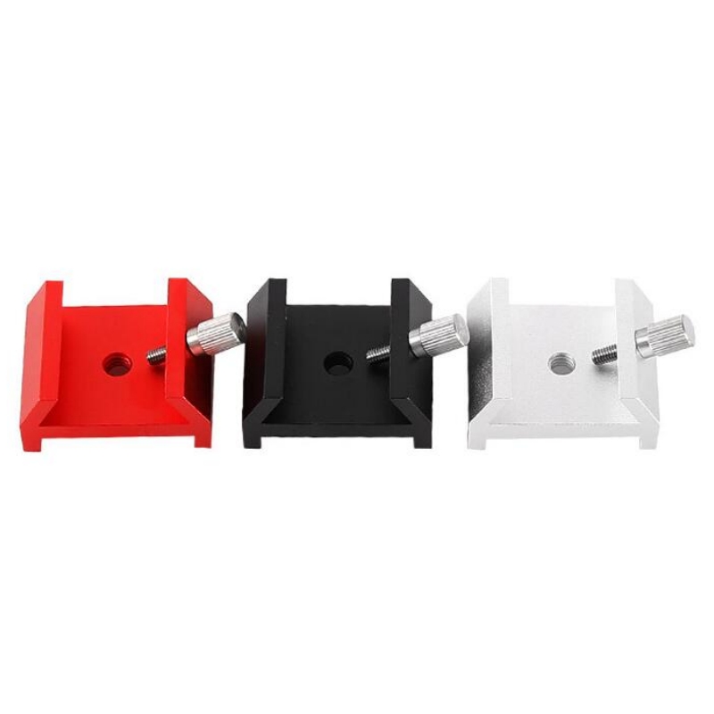Agnicy Finder Mirror Base Dovetail Slot Tailgate Telescope Accessory Black & White & Red