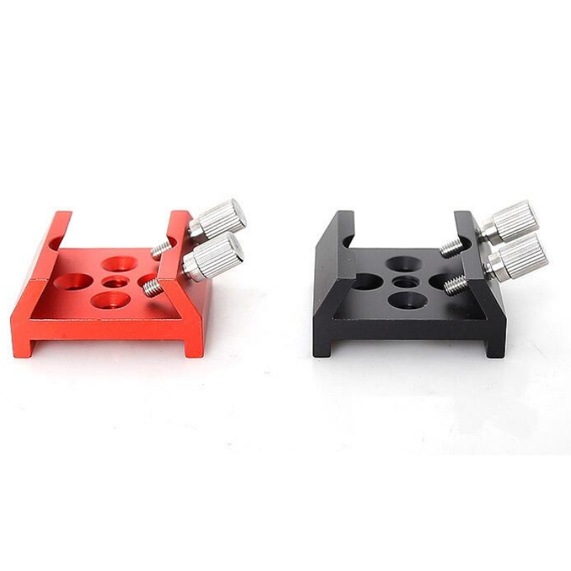 Agnicy Grooved Starfinder Base Dovetail Groove Plate 1/4 Thread Modified Metal Astronomical Telescope Accessories