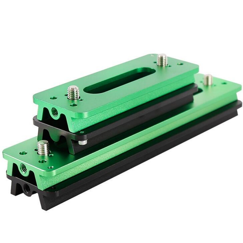 Agnicy 150mm Short Board with Screws One turn Two Dovetail Plates Adapter SLR Star Mirror Astronomical Telescope Accessory