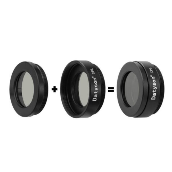 Datyson 1.25 Inches Adjustable CPL Circular Polarizing Filter for Astronomical Telescopes